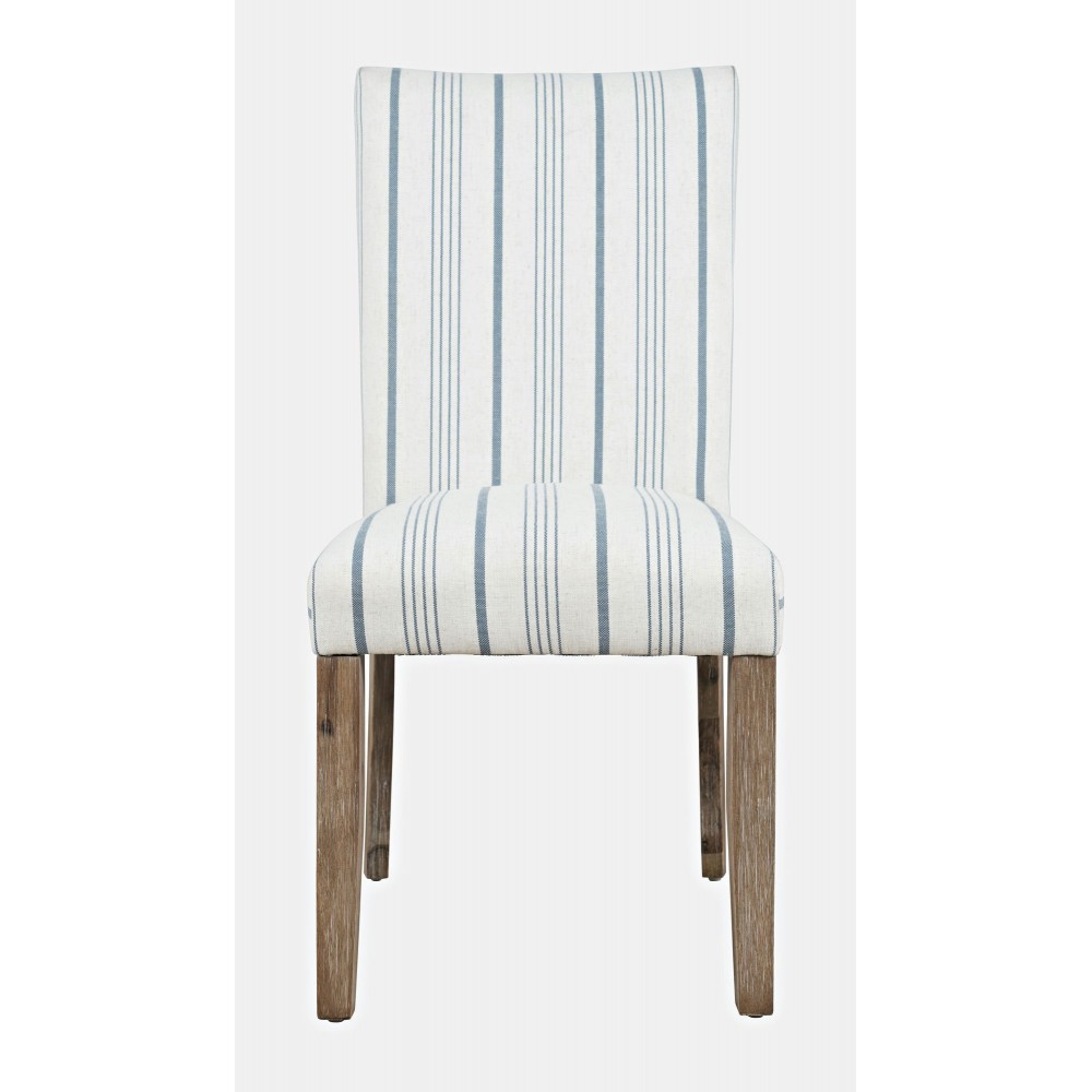 Eastern Tides Acacia Upholstered Parsons Dining Chair (Set of 2)