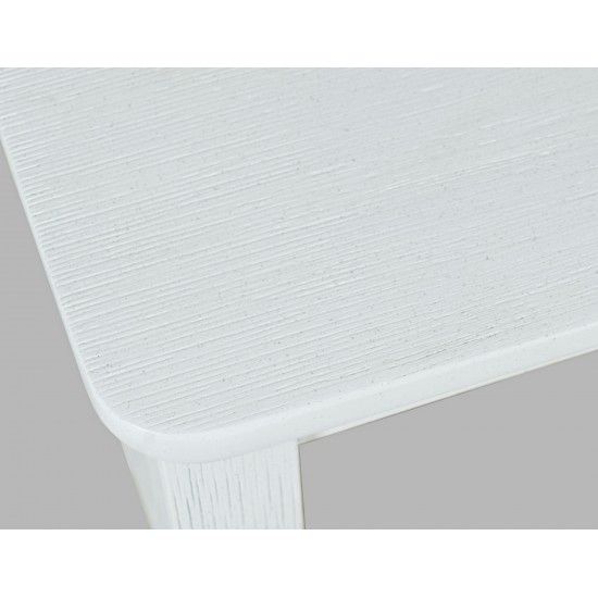 Eastern Tides Three Piece Backless Counter Height Dining Set - Brushed White