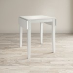 Eastern Tides Three Piece Backless Counter Height Dining Set - Brushed White