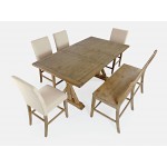 Carlyle Crossing 78" 6-Piece Counter Height Dining Set with Bench and Stools