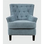 Bryson Transitional Upholstered Accent Chair with Nailhead Trim