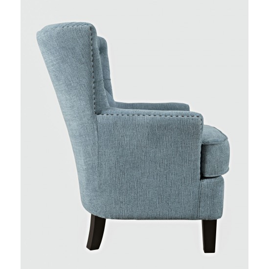 Bryson Transitional Upholstered Accent Chair with Nailhead Trim