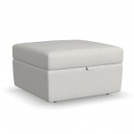 Flex Ottoman with Storage in Frost by homestyles