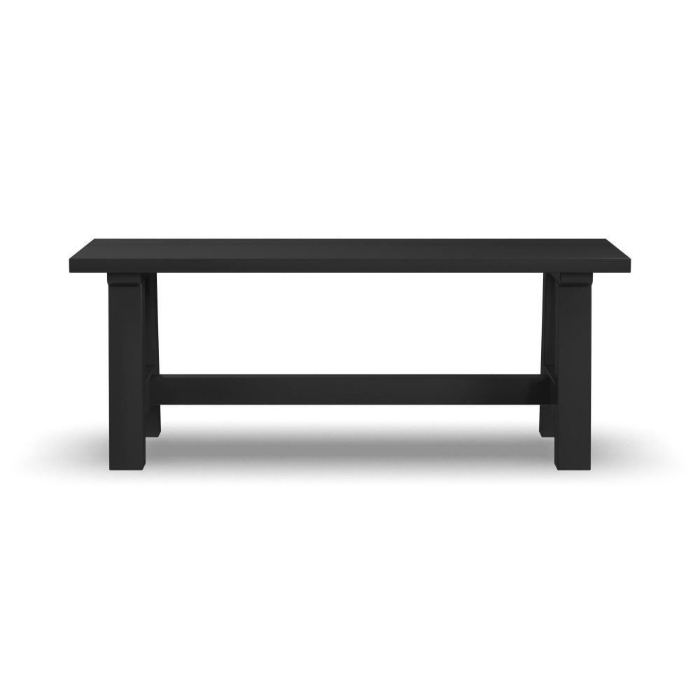 Trestle Dining Bench in Black by homestyles