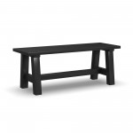 Trestle Dining Bench in Black by homestyles