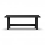 Trestle Dining Bench in Black by homestyles