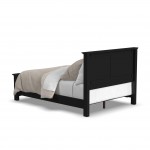 Oak Park Queen Bed in Black by homestyles