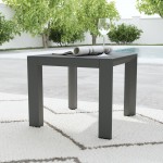 Grayton End Table in Gray by homestyles