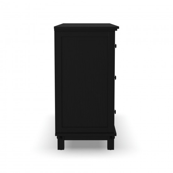 Oak Park Dresser in Black by homestyles