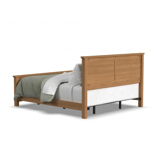 Oak Park King Bed in Brown by homestyles