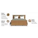 Oak Park King Bed in Brown by homestyles