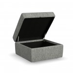 Flex Ottoman with Storage in Pebble by homestyles