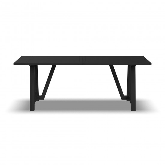 Trestle Dining Table in Black by homestyles