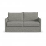 Flex Loveseat with Narrow Arm in Pebble by homestyles