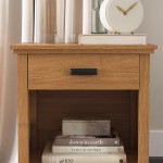 Oak Park Queen Bed and Nightstand in Brown by homestyles