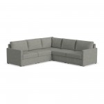 Flex 5-Seat Sectional with Narrow Arm in Pebble by homestyles