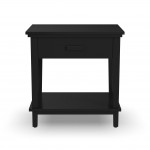 Oak Park Nightstand in Black by homestyles