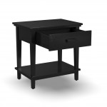 Oak Park Nightstand in Black by homestyles