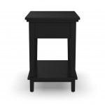 Oak Park Nightstand in Black by homestyles