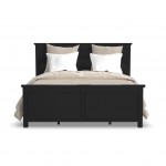 Oak Park King Bed in Black by homestyles