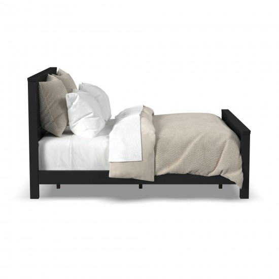 Oak Park King Bed in Black by homestyles