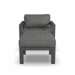 Grayton Chair w/ Ottoman in Gray by homestyles