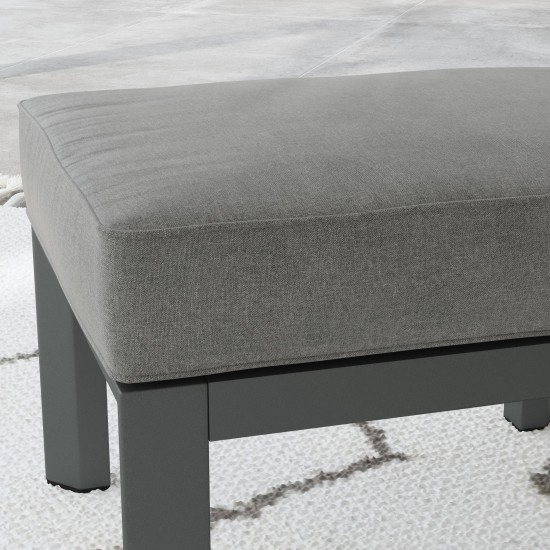 Grayton Chair w/ Ottoman in Gray by homestyles