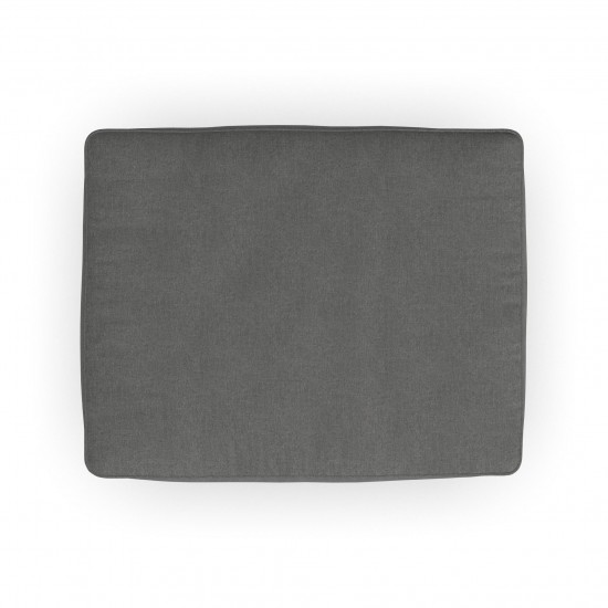 Grayton Ottoman in Gray by homestyles