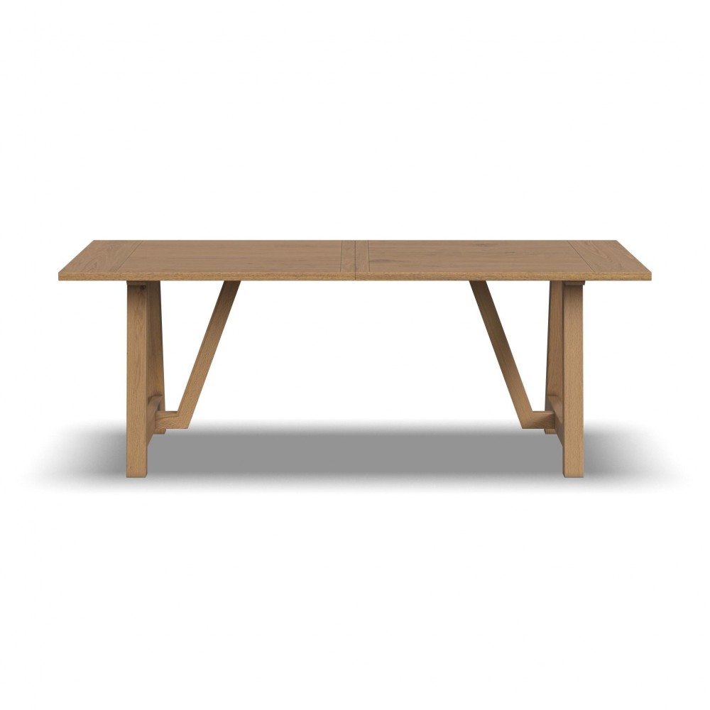 Trestle Dining Table in Brown by homestyles