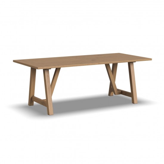 Trestle Dining Table in Brown by homestyles