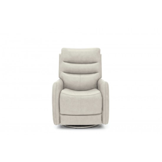 3PHL-1215 San Marco Dove Swivel Recliner w/Power Recline, Head Rest & Lumbar