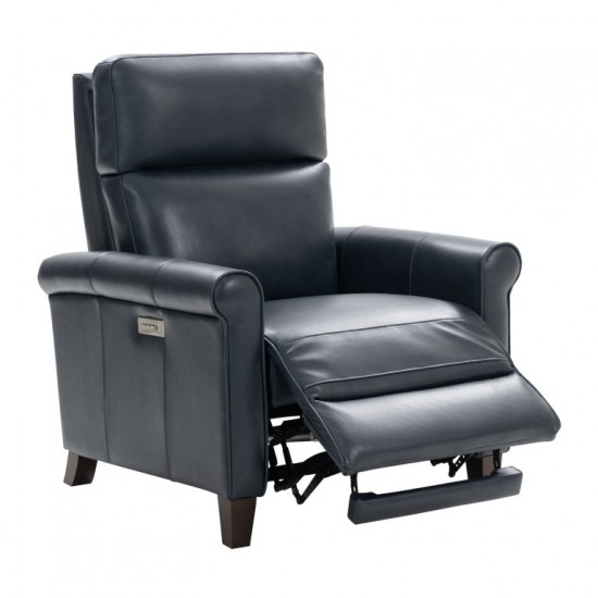 9PHL-1196 Jaymar Zero Gravity Barone Navy Blue Power Recliner