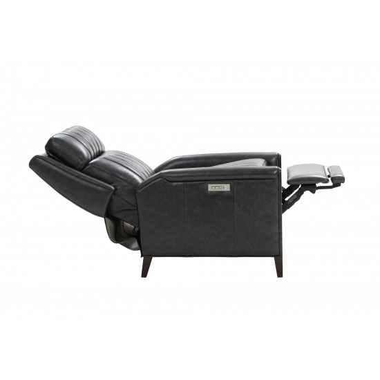 9PHL-1195 Davidson Power Recliner w/Power Head Rest & Power Lumbar - Charcoal