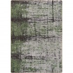 Coastal Canvas 3'10" x 5'4" area rug in color Spanish Moss