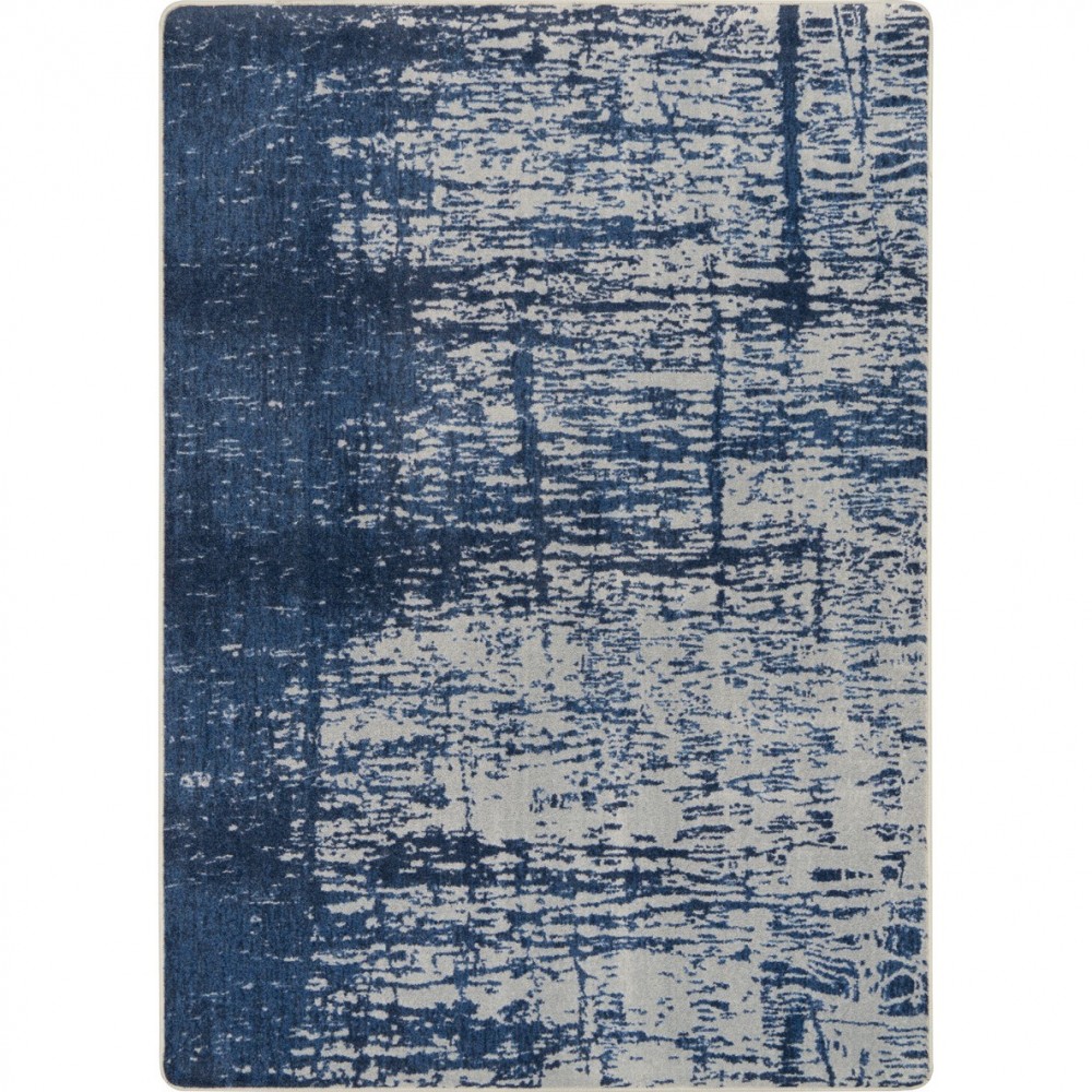 Coastal Canvas 3'10" x 5'4" area rug in color High Tide