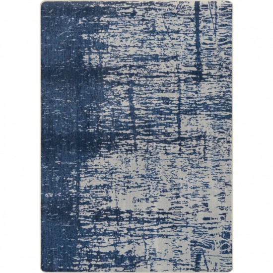 Coastal Canvas 10'9" x 13'2" area rug in color High Tide