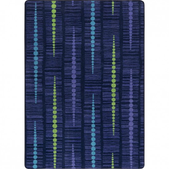 Recoil 3'10" x 5'4" area rug in color Violet