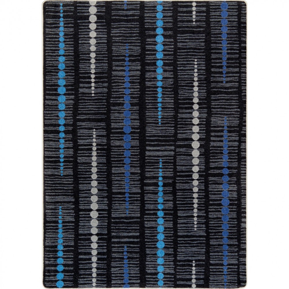 Recoil 10'9" x 13'2" area rug in color Sapphire