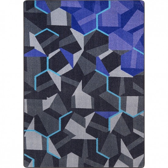 Stealth 5'4" x 7'8" area rug in color Violet