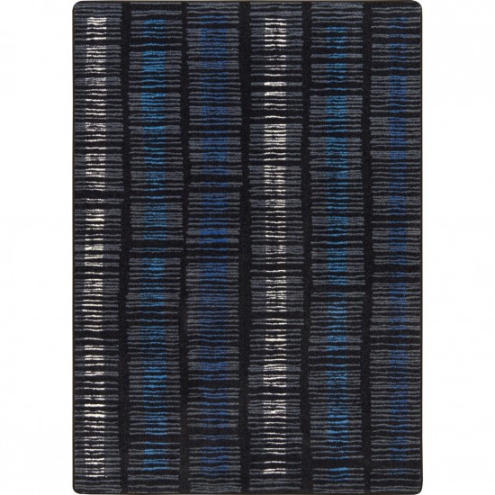 Verve 3'10" x 5'4" area rug in color Sapphire