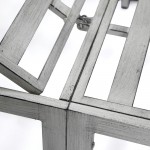 LeisureMod Chelsea Grey Chaise Lounge Chair Set of 2, Table, Cushions Light Grey