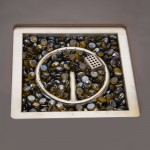 LeisureMod Walbrooke Brown Patio ConversationFire Pit & Tank Holder, Beige