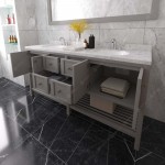 Winterfell 72" Double Bath Vanity Gray, Quartz Top, Sinks, ED-30072-CMRO-GR-002
