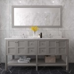 Winterfell 72" Double Bath Vanity in Gray, Quartz Top, Sinks, ED-30072-CMSQ-GR