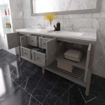 Winterfell 72" Double Bath Vanity in Gray, Quartz Top, Sinks, ED-30072-CMSQ-GR