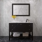 Winterfell 48" Bath Vanity in Espresso, Quartz Top, Sink, ES-30048-CMSQ-ES-002