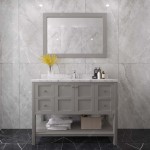 Winterfell 48" Bath Vanity in Gray, Quartz Top, Sink, ES-30048-CMSQ-GR-001