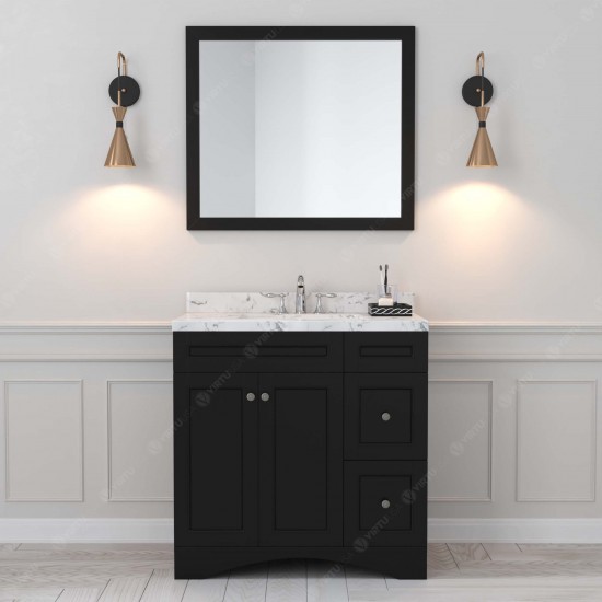 Elise 36" Bath Vanity in Espresso, Quartz Top, Sink, ES-32036-CMSQ-ES