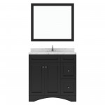 Elise 36" Bath Vanity in Espresso, Quartz Top, Sink, ES-32036-CMSQ-ES-001