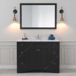 Elise 48" Bath Vanity in Espresso, Quartz Top, Sink, ES-32048-CMRO-ES-002